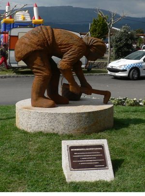 Monumento a la mariscadora.