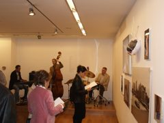 Inauguración de la exposición de Carmen Chacón en la Galería Sargadelos. Inauguración de la exposición de Carmen Chacón en la Galería Sargadelos.