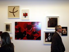 Inauguración de la exposición de Carmen Chacón en la Galería Sargadelos.