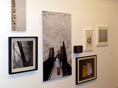 Inauguración de la exposición de Carmen Chacón en la Galería Sargadelos.