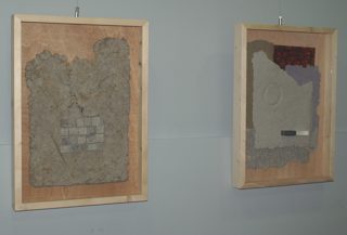 Obra sobre papel de Luis Rapela.