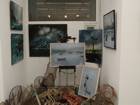 Pinturas de Beatriz Seijo. El rincón de las primeras marinas. Ferrol marzo 2012.