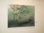 "Esmeralda", pintura de Beatriz Seijo, 146 x 144 cm. 2012.