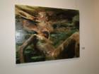 "Acuático I", pintura de Beatriz Seijo, 146 x 144 cm. 2012.
