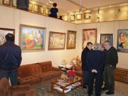 "O carnaval da vida", y otras cosas, exposición  de pinturas de José González Collado en el Estudio 46. Ferrol 21/12/2011.