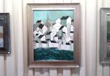 Pinturas de Juan Fernández en la Sala de Exposiciones de la Asociación de Artistas de Coruña. Abril, 2012