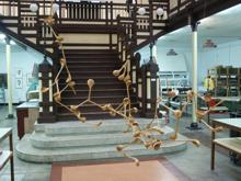 Instalación de Ana Soler, en el CIEC de Betanzos, durante la exposición del V Premio Internacional de Arte gráfico Jesús Núñez